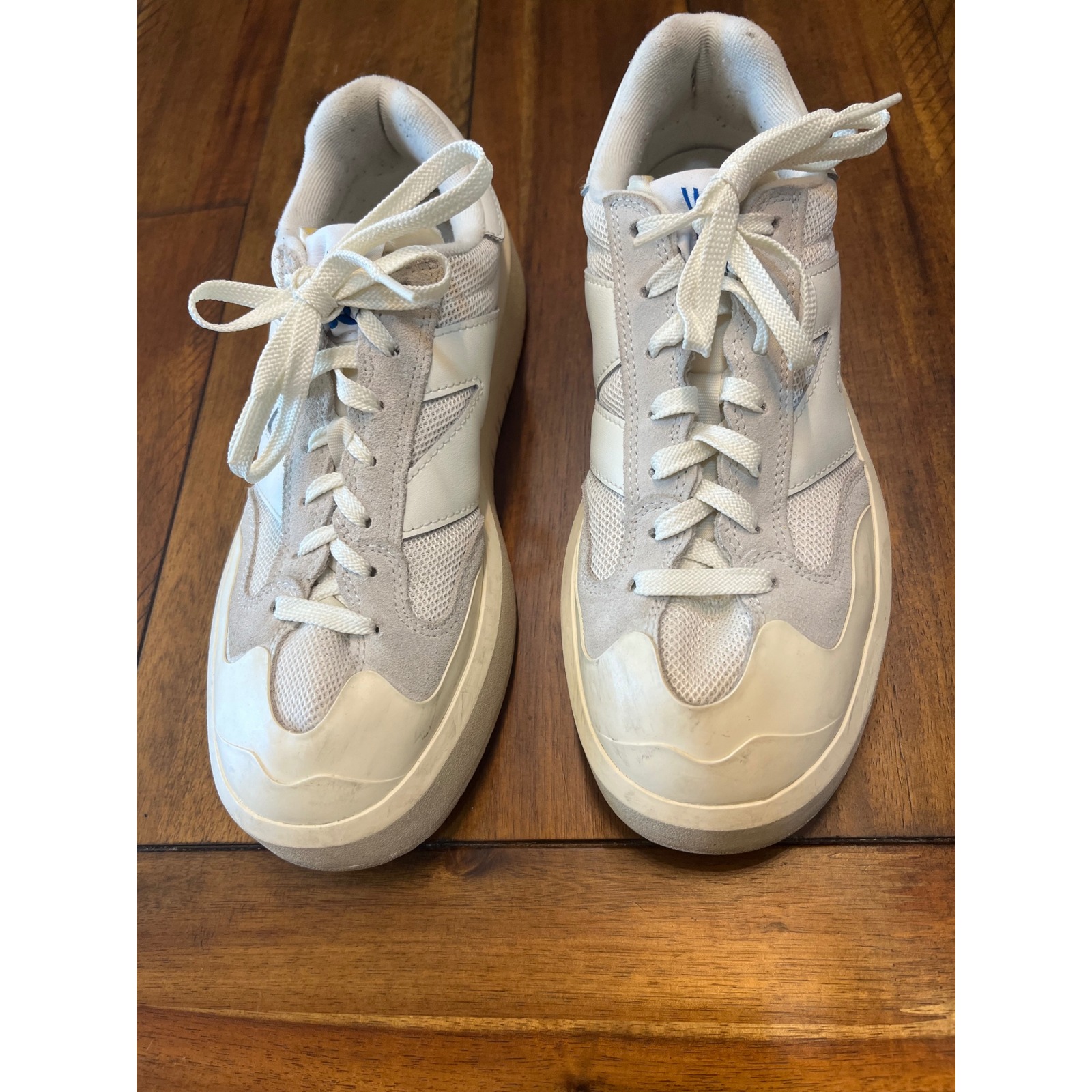 New Balance Women's Sneakers 8 Sea Salt Bone Good Platform Court Shoes